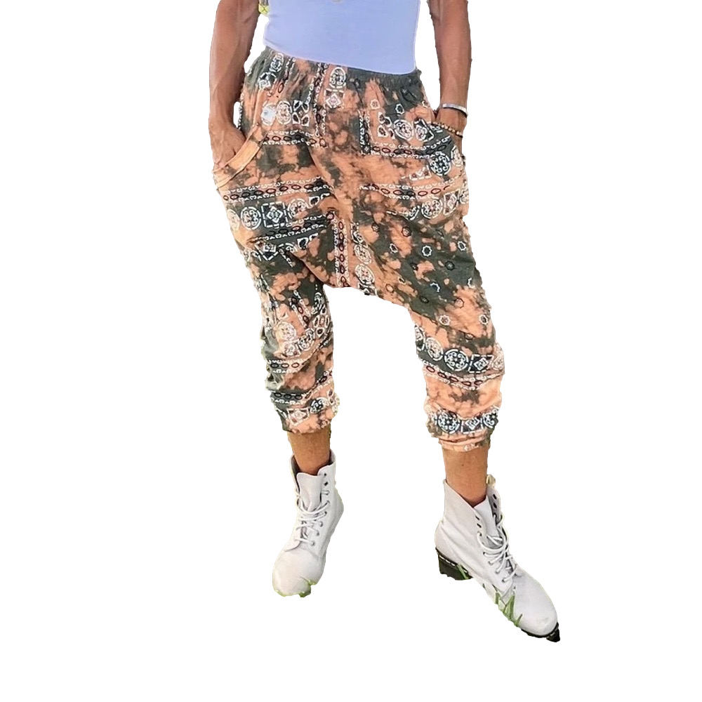 NWT Jaded Gypsy Tie-Dye Gypsy Jogger Harem Pants Size L/XL